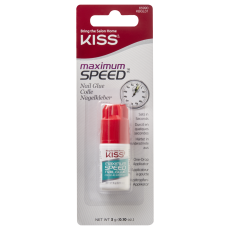 KISS - Lepilo za umetne nohte KBGL01 MAXIMUM SPEED