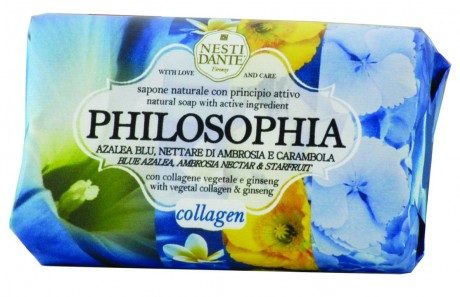 NESTI DANTE Philosophia - toaletno milo s kolagenom in izvlečkom ginsenga 250g